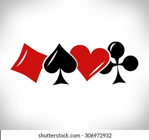card suit symbols. poker
