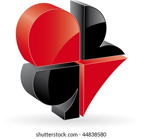 card suits mix