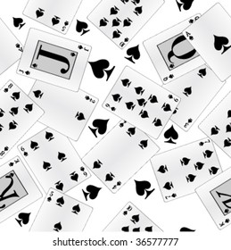 Card suits seamless abstract background