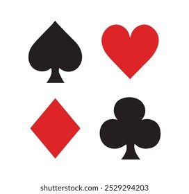 Card symbol, card game symbol vector