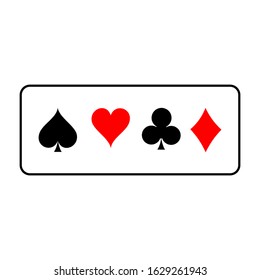 card symbol icon vector design casino