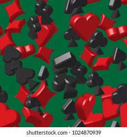 Card Symbols Seamless Pattern