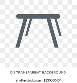 Card Table icon. Card Table design concept from Furniture and household collection. Simple element vector illustration on transparent background.