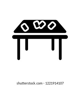 Card Table icon. Trendy Card Table logo concept on white background from Furniture and Household collection. Suitable for use on web apps, mobile apps and print media.