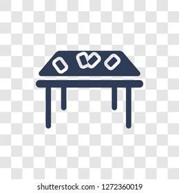 Card Table icon. Trendy Card Table logo concept on transparent background from Furniture and Household collection