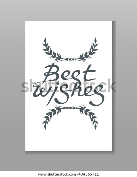 Best Wishes Card Template from image.shutterstock.com