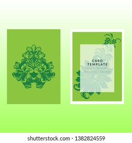 Card Template Floral & Decorative  Vector Art Collection