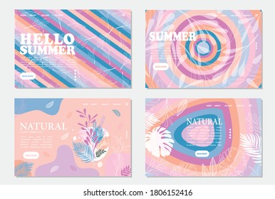 Plantilla de tarjeta color pastel ilustración de vectores diseño fondo de fondo de fondo de fondo