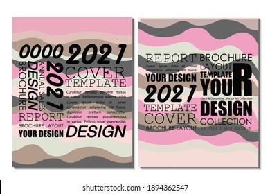 Card template pastel color vector illustration design wallpaper background collection