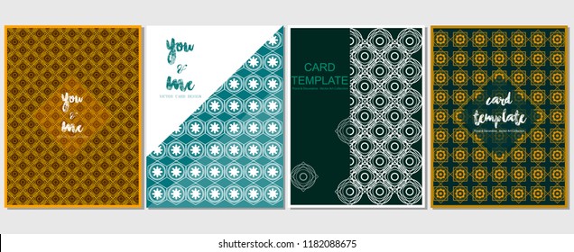 card template pattern design vector illustration.