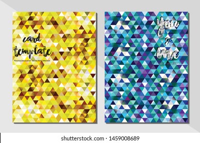 Card template pattern vector illustration design