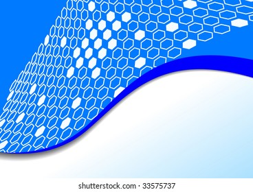 Card template - techno style; clip-art