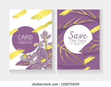 card template vector design