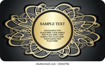 card for text