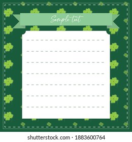 card for text with flowers