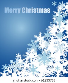 Card with text Merry Christmas