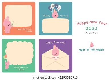 A card that says happy new year 2023 on it