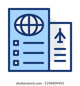 card ticket passport 