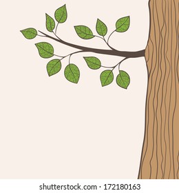 Card with tree