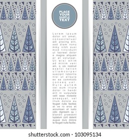 Card with trees