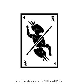 Card Tribes Logo Design Vector