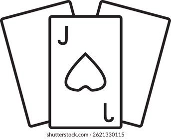 A card used in poker game.