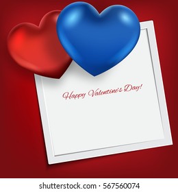 Card for Valentine's Day.