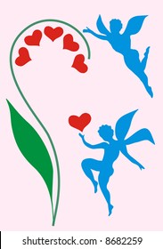 Card to the Valentine's day