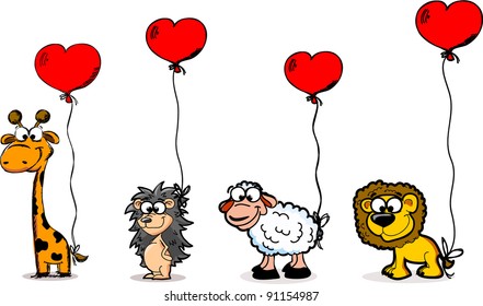 The card for Valentine's Day, the background