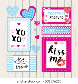 card Valentine's Day collection