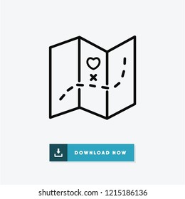 Card valentines day vector icon