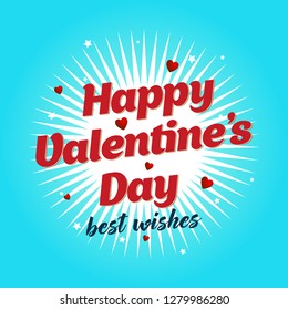 Card for Valentines Day. vector illustration