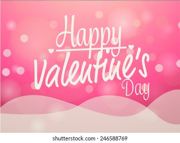 card valentines with text happy valentines day.vector