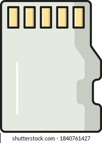 icono de línea de color vectorial de tarjeta 