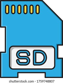 card vector flat color icon 