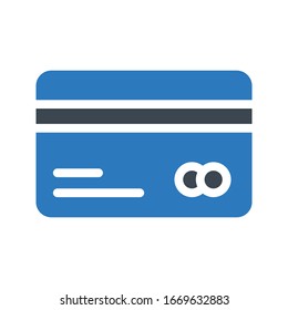 card vector glyph color icon 