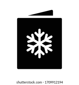 card vector glyph flat icon 