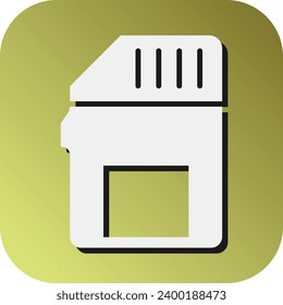 Card Vector Glyph Gradient Background Icon For Personal And Commercial Use.
