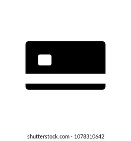 card vector icon. Illustration isolated for graphic and web design