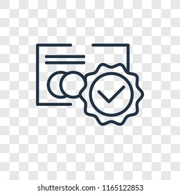 Card vector icon isolated on transparent background, Card logo concept