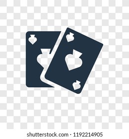 Card vector icon isolated on transparent background, Card transparency logo concept