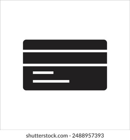 card vector icon line template