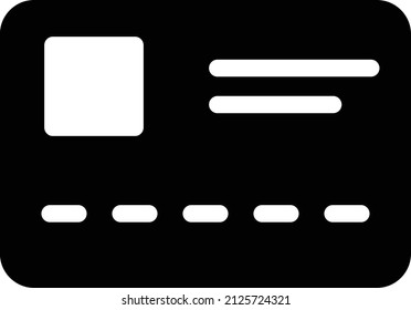 ilustración vectorial de tarjeta en un fondo transparente. Símbolos de calidad premium. Icono vector glifos para concepto y diseño gráfico.