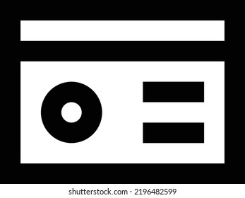 Ilustración vectorial de tarjeta en un fondo transparente.Símbolos de calidad premium.Icono vectorial de trazo para el concepto y el diseño gráfico.