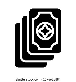 Card vector, Magic related solid design editable stroke icon