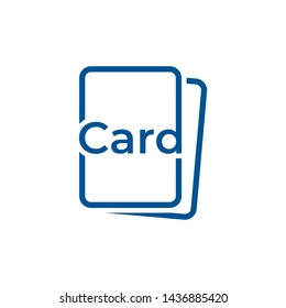 card vector symbol logo design
