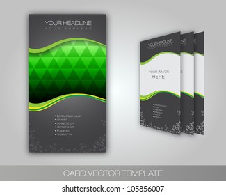 Card Vector Template | EPS10 Design