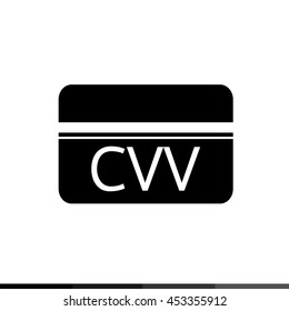 Card Verification Value CVV icon illustration design