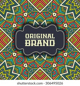 Card. Vintage decorative elements. Ornamental floral business cards, oriental pattern, vector illustration.  Islam, Arabic, Indian, turkish, pakistan, chinese, ottoman motifs.