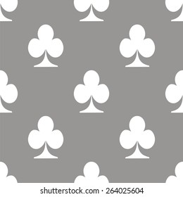Card white and black seamless pattern for web design. Vector symbol